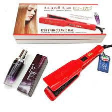 Enzo Hair Straightener Ceramic, Red - EN-5191