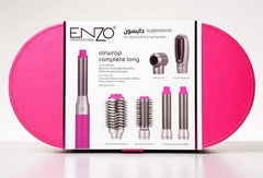Enzo Set Air Styling & Drying 6 in 1, 1500Watts, Pink - EN-4133