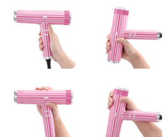 Enzo Hair Dryer with Curly, 2000Watts, Silent, Pink - EN-1801