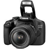 Canon Eos 2000d 24.2 Mp Dslr Camera With Ef S 18 55 Mm F/3.5 5.6 Is Ii Lens Black - CompuMe