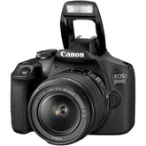 Canon EOS 2000D 24.2 MP DSLR Camera With EF-S 18-55 mm f/3.5-5.6 is II Lens - Black