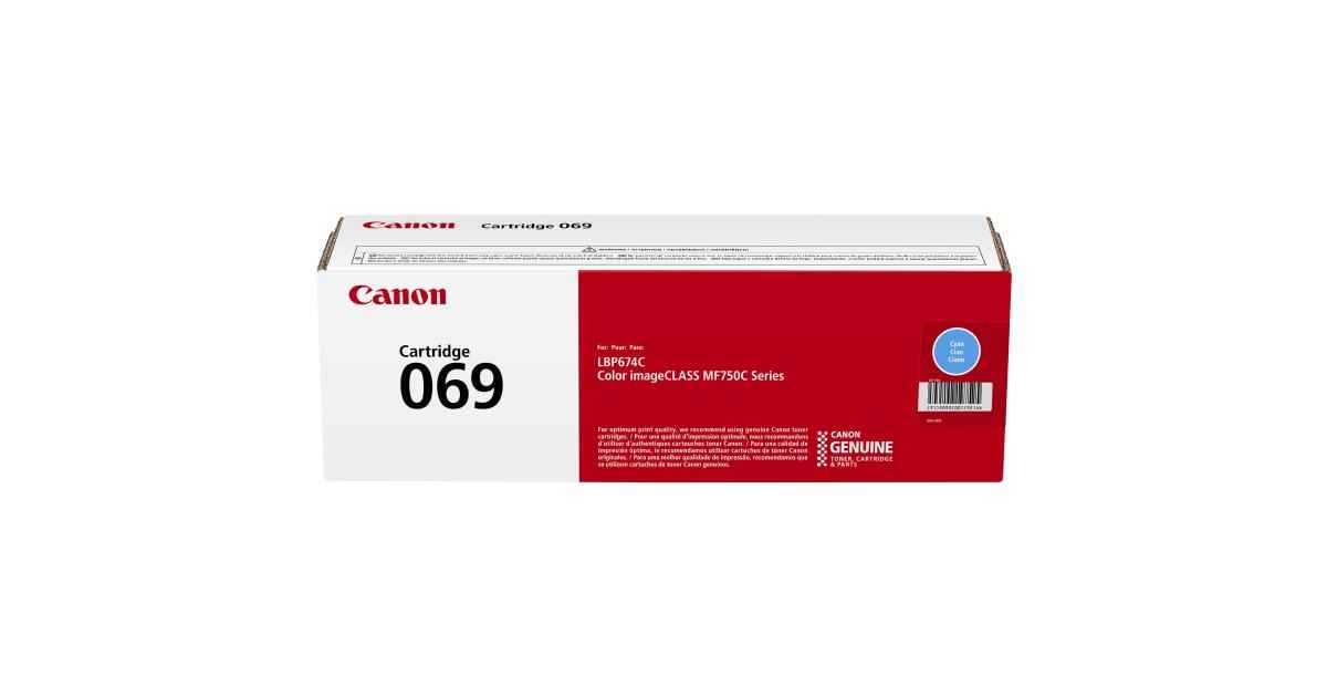 Canon TONER CANON 069 CYAN MF754 Series and LBP752 Series (EP - 069C) with toners and inks canon toners ink