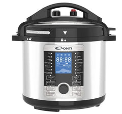 Conti Pressure Cooker - 10L - 15 Programs - Stainless Steel