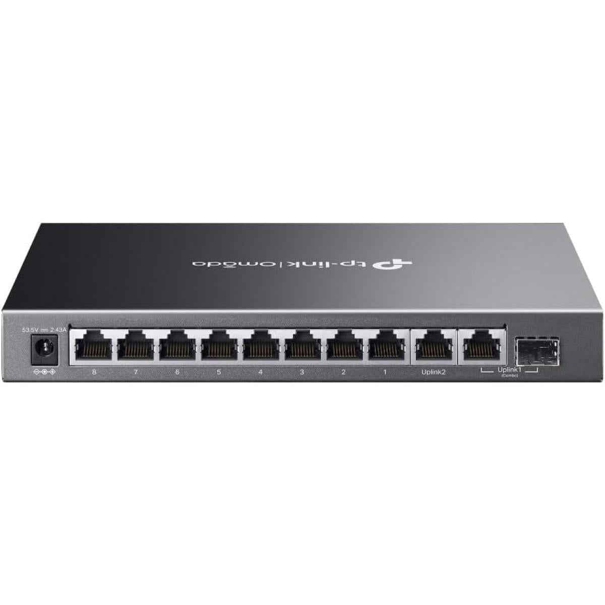 Tp Link Omada Es210gmp 10 Port Gigabit Easy Managed Switch 123w Power Budget With 8 Port Poe+