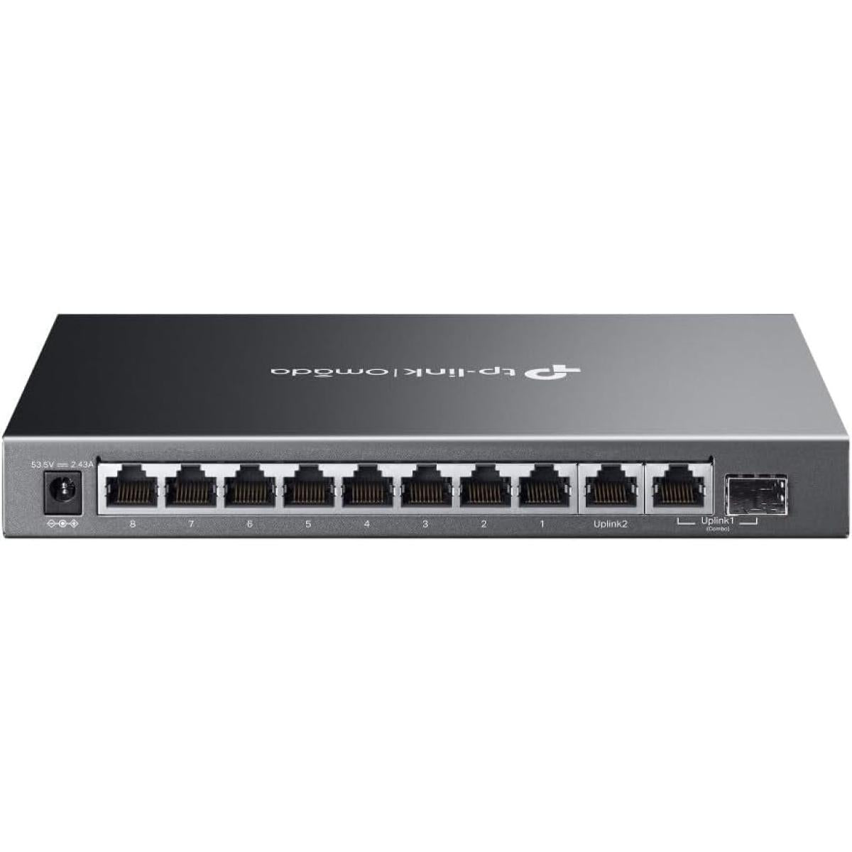 Tp Link Omada Es210gmp 10 Port Gigabit Easy Managed Switch 123w Power Budget With 8 Port Poe+ - CompuMe Tp Link Omada Es210gmp 10 Port Gigabit Easy Managed Switch 123w Power Budget With 8 Port Poe+ - CompuMe