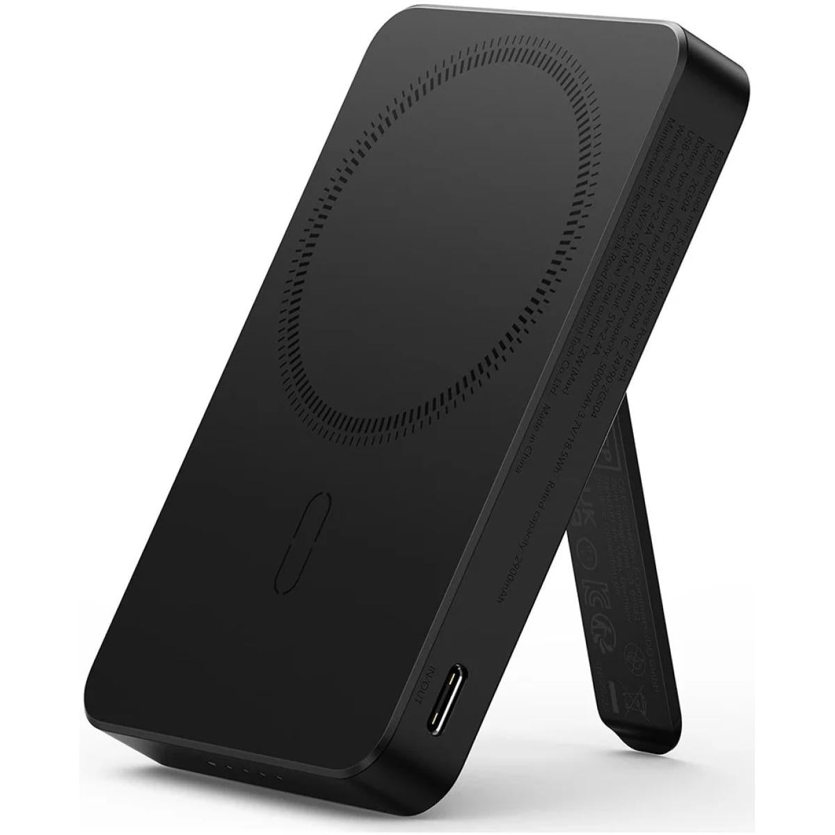 Esr For Magsafe Power Bank, Kickstand 6,000mah Magsafe Portable Charger For Iphone 16/15/14/13/12, Black Esr For Magsafe Power Bank, Kickstand 6,000mah Magsafe Portable Charger For Iphone 16/15/14/13/12, Black