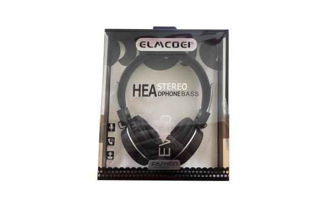 Elmcoei EV20 Stereo Bass Wired Headphone 3.5mm, headset