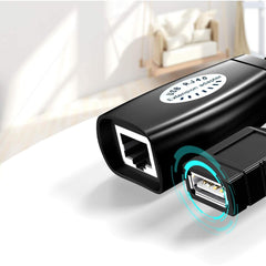 USB Over RJ45 Extension Adapter up to 150 ft length
