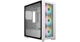 Cooler Master Elite 301 (White) Micro-ATX ARGB Mini Tower Gaming Case – Tempered Glass, Mesh Panel, 3x 120mm ARGB Fans, USB Type-C
