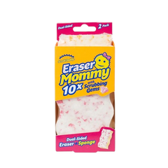 Scrub Daddy Eraser Mommy 10x with Scrubbing Germs (2-Pack)