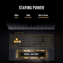 ASUS RGB NVMe PCIe laptop for portable computing