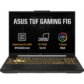 ASUS TUF F16 (2025) FX607VU Intel Core 5 210H 8-Cores w/ Nvidia RTX 3050 6GB DDR6 & 16" IPS 144Hz Display - Black