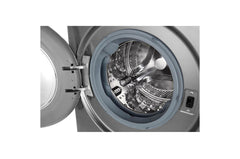 Front Load Washer 8KG, Ai Direct Drive Motor, Steam, Silver Color