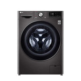 Front Load Washer & Dryer 10.5/7KG, AI DD, TurboWash 360°, Black Steel