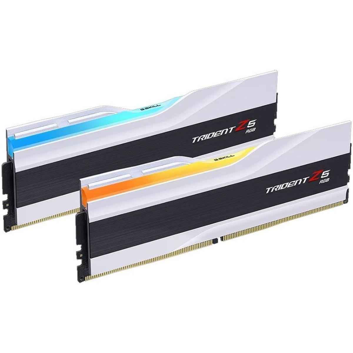 G.SKILL Trident Z5 RGB Series 64GB (2x32GB) DDR5 RAM 6000MT/s CL36 Memory Kit - White | F5-6000J3636F32GX2-TZ5RW |