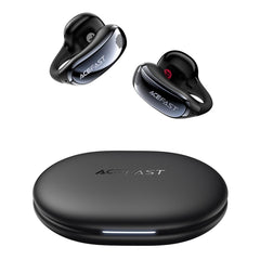 Acefast Aceclip Pro Open Ear Wireless Earphones Dual Mic Noise Reduion Bluetooth Compatible Earbuds Black