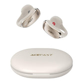 Acefast Aceclip Pro Open Ear Wireless Earphones Dual Mic Noise Reduion Bluetooth Compatible Earbuds Light Gold
