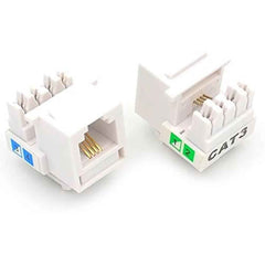 CAT3 RJ11 Punch Down Keystone Jack