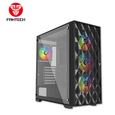 Fantech Rhombus Xl CG84 ARGB Fans Tower Case Black (exclusive) with cases