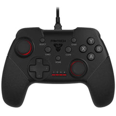 Fantech Shooter II GP13 Wired Gaming Controller, 1.8m Braided Cord, Dual Vibration Motors, Turbo Mode - Black | Shooter II GP13 |
