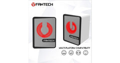 Fantech Beat GS203 (USB & 3.5mm) 6W Mobile Gaming & Music Mini Speaker w/ Led Lighting - White