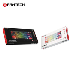 FANTECH MK917 ATOM PRO79 WIRELESS MECHANICAL GAMING KEYBOARD WHITE - BLUE