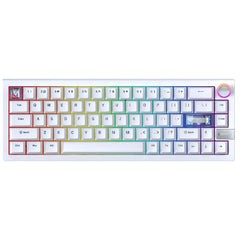 FANTECH MK920 MAXFIT6 Wireless Mechanical Gaming Keyboard - Black, Lighting Effects: 46 Modes, Connectivity: BT, Wired, Strike Speed Wireless - White | MK920 |