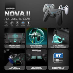FANTECH WGP16 NOVA II Wireless GAMEPAD Black