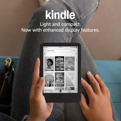 Amazon New Kindle (2024) 16gb Wifi 6" Lightest & Most Compa Kindle, With Glare Free Display, Faster Page Turns, Adjustable Front Light, & Long Battery Life Black - CompuMe