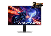 Samsung Odyssey OLED G6 (FG602) 27" Flat Monitor 2K (2560 x 1440) 500Hz, 0.03ms(GTG), Quantum Dot, HDR10+, 99% DCI Coverage, 10Bit, HDMI 2.1, Core Sync, G-Sync Compatible w/ Sleek Metal Design & Ergonomic Stand