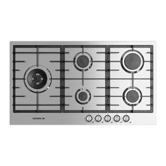 FG905VPGL Monden Cooker 90cm Steel Side Burner