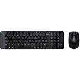 Logitech MK220 Compact Kit 2.4GHz Wireless Black Keyboard & Mouse Combo (عربي) | Logitech MK220 WLS |