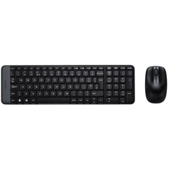 Logitech MK220 Compact Kit 2.4GHz Wireless Black Keyboard & Mouse Combo (عربي) | Logitech MK220 WLS | - CompuMe