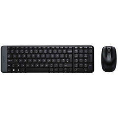 Logitech MK220 Compact Kit 2.4GHz Wireless Black Keyboard & Mouse Combo (عربي) | Logitech MK220 WLS |
