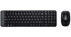 Logitech MK220 Compact Kit 2.4GHz Wireless Black Keyboard & Mouse Combo (عربي)