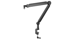 FIFINE BM66 Microphone Boom Arm Stand, Mics For Streaming, Podcasting - Black.