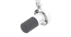 FIFINE K688 USB/XLR Dynamic Mic with Shock Mount, Touch-Mute, Headphone Jack, I/O Controls for Podcasting - Black
