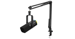 FIFINE AmpliGame AM8T USB/XLR Dynamic Microphone Kit with Boom Arm Stand - Black.