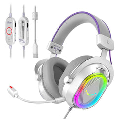 FIFINE H13W RGB Gaming Headset with 7.1 Surround Sound and MultiPlatform Support PC/PS4/PS5 (White) | H13W |