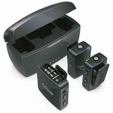 FIFINE M9 Dual Wireless Lav Microphones System Included Charging Case, Three Adapter Cables For Android, iPhone, Camera, PC | M9 |