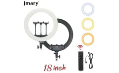 Jmary Fm 18r Ring Light 18inch With Remote, Without Tripod Powerful And Versatile Ring Light Designed To Elevate Your Lighting