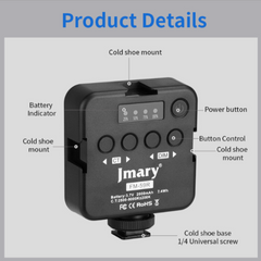 Jmary FM-59R Mini Video Fill LED Light
