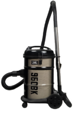 G-MAX Drum Vacuum, 3500Watts, 25Lit, Black - VC-3500WTX