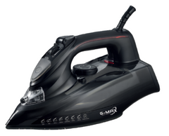 G-MAX Steam Iron, 2600Watts, 390Ml, Black - SG-8808