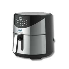 Home Electric Fryer, 9Lit, 1700Watts, Black & Silver - AF-734