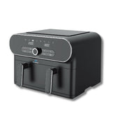 Home Electric Fryer Dual Basket, 11Lit, 2400Watts, Black - AF-733