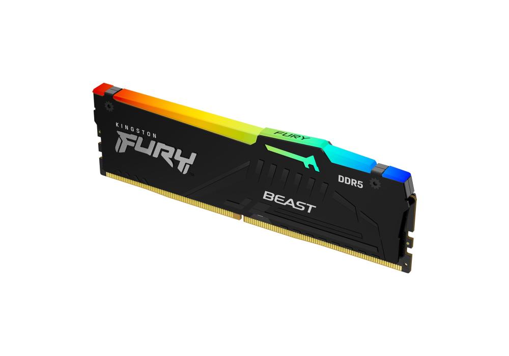 Kingston 16 GB RAM FURY HyperX Beast 6000MT/s DDR5 RGB Memory Style and Performance Kingston 16 GB RAM FURY HyperX Beast 6000MT/s DDR5 RGB Memory Style and Performance