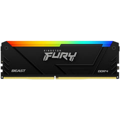 KingSton Fury Beast Single 16GB DDR4 3200MT-s-CL16 RGB Desktop Memory - KingSton FURY Beast RGB -