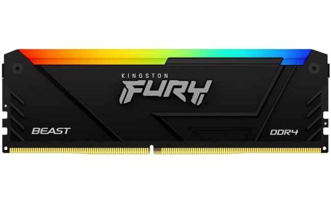 KingSton Fury Beast Single 8GB DDR4 3200MT/s-CL16 RGB Desktop Memory