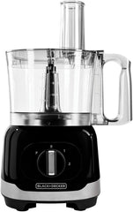 BLACK+DECKER 800W Multifunction Food Processor – Family-Size 2.4L Bowl, 1.5L
